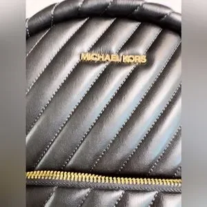 Michael Kors Genuine Leather Medium Sz Abby Padded Backpack.Brand New Never Used Abbey Medium Logo Backpack | Michael Kors [US] main image 2